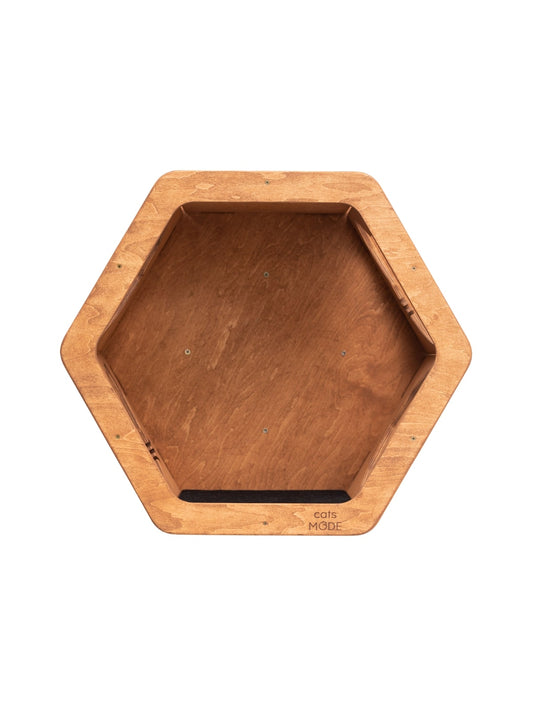 Wooden Cat Shelf Oak