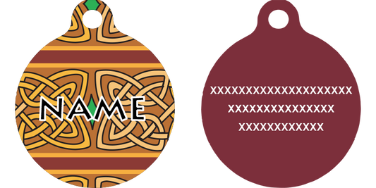 Celtic HD Dog ID Tag