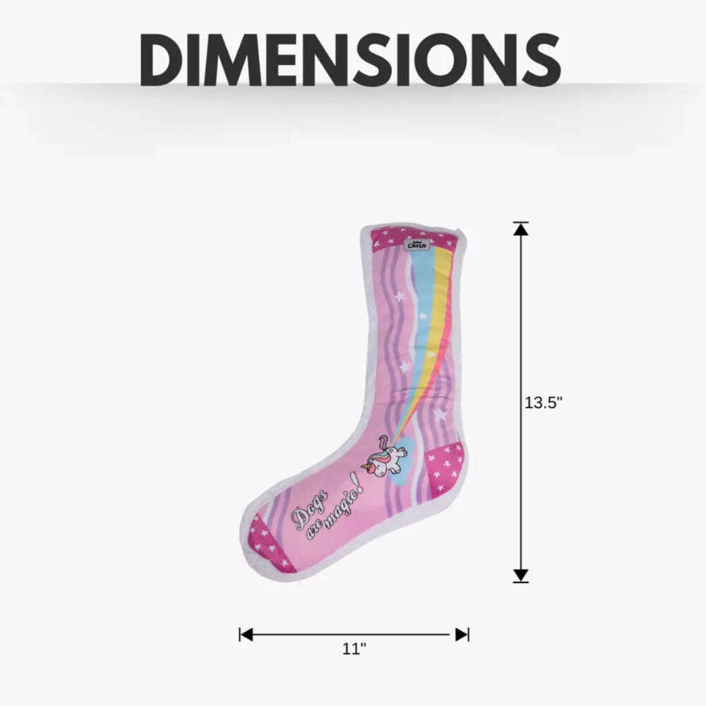 Purrfect Pet Kingdom Plush Dog Toy in Pink with Colorful Design and Fun Text