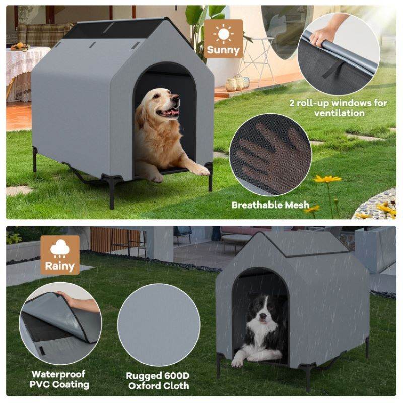Purrfect Pet Kingdom Comfortable Dog House for Small Dogs Purrfect Pet Kingdom