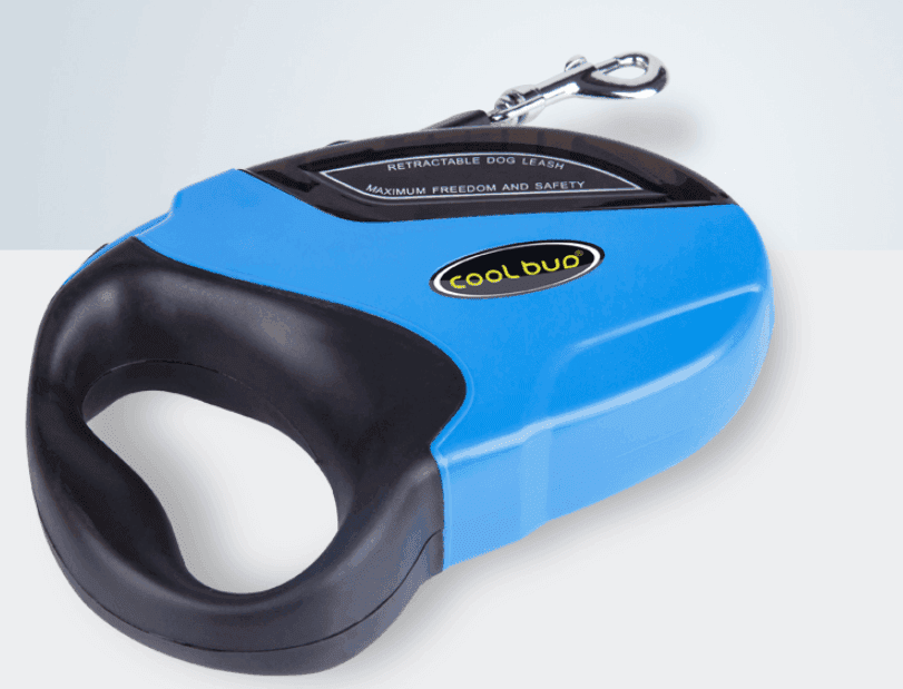 Blue and black durable pet leash for large dogs with retractable design by Purrfect Pet Kingdom