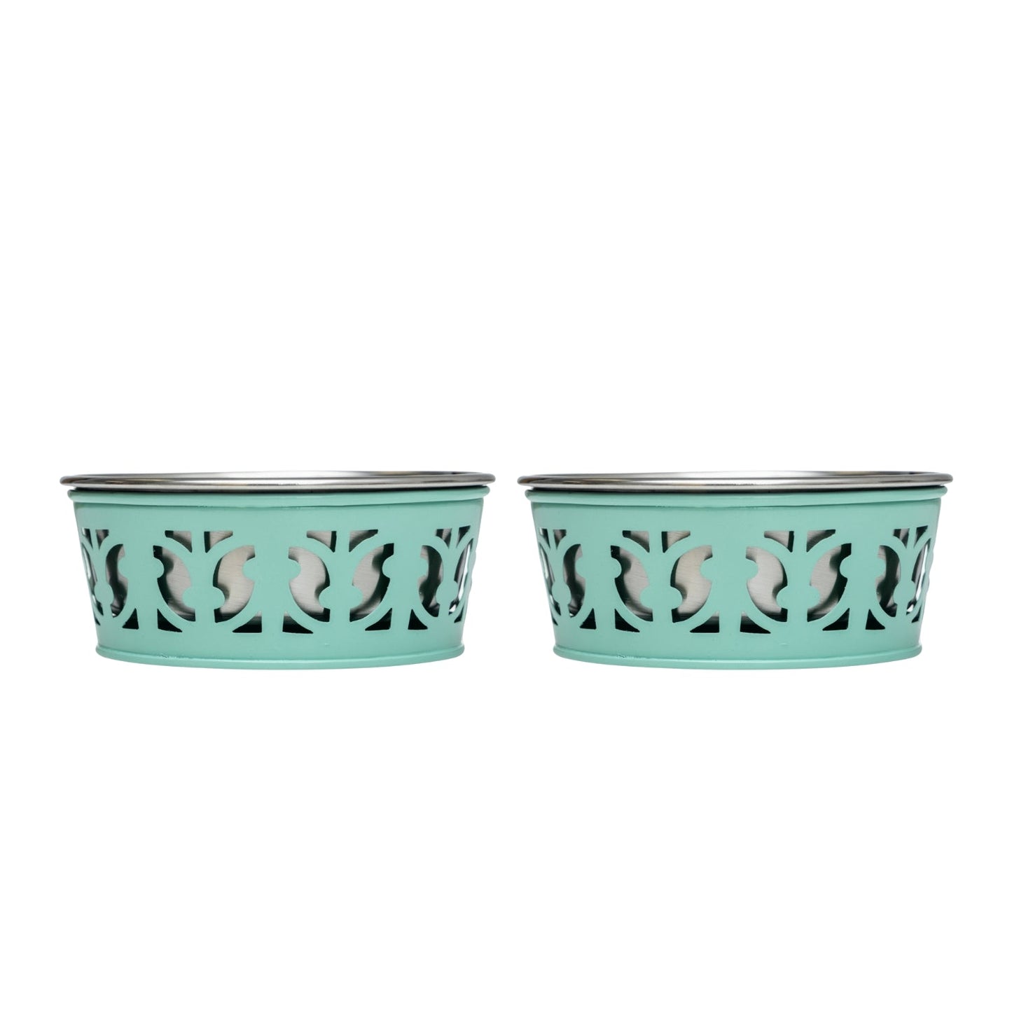 Dog Feeder Country Living Set of Stainless Steel Bowls Essen - gallery product image for dog feeder
