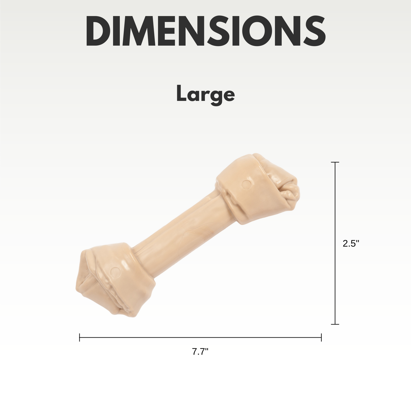 Purrfect Pet Kingdom long-lasting chew toy for aggressive chewers in large size for durable fun