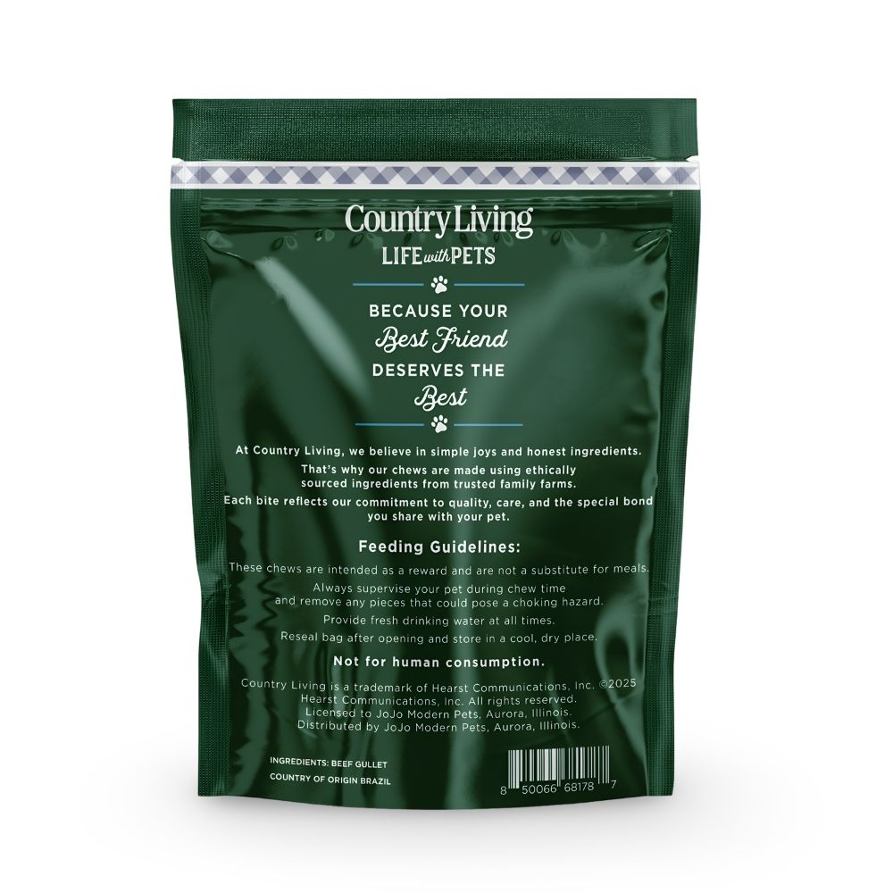 Dog Treats Country Living Gullet Flats Treats 20 Count Bag - lifestyle product image for dog treats
