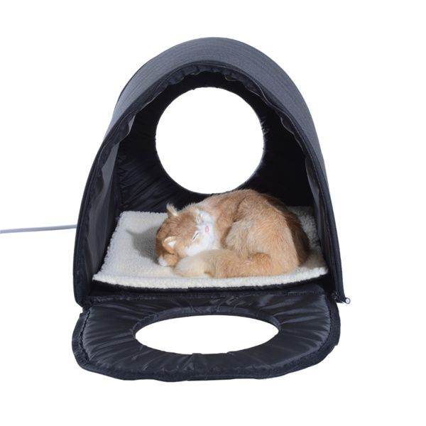 Purrfect Pet Kingdom Cozy Cat House Soft Indoor Shelter Purrfect Pet Kingdom