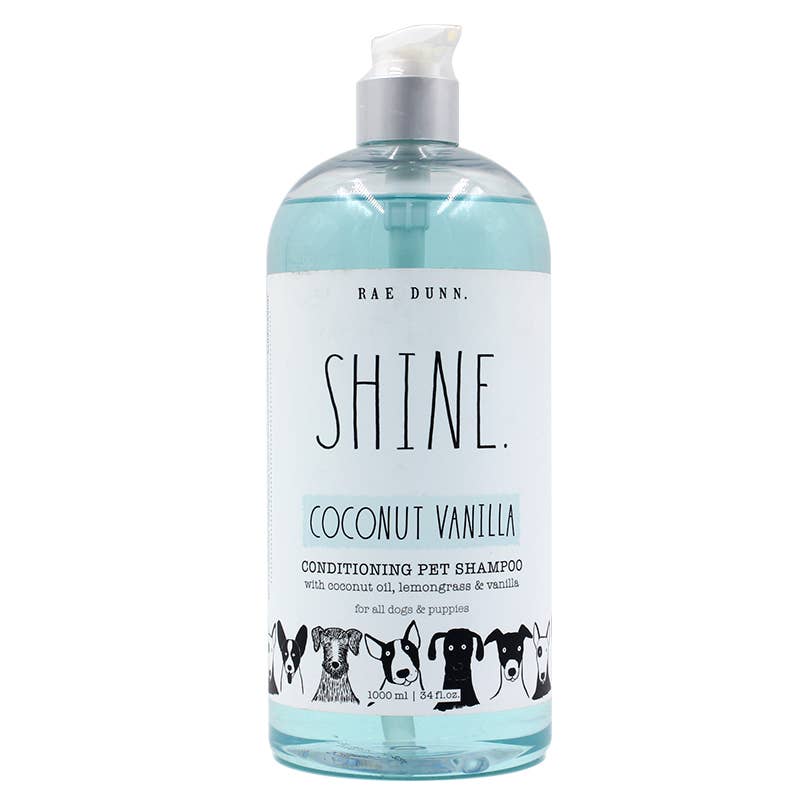 Rae Dunn Shine Pet Shampoo Coconut Vanilla - 1000ml