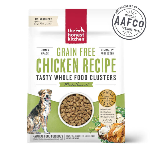 The Honest Kitchen Grain Free Chicken Clusters Dry Dog Food - The Honest Kitchen Dry Dog Food - The Family Pet