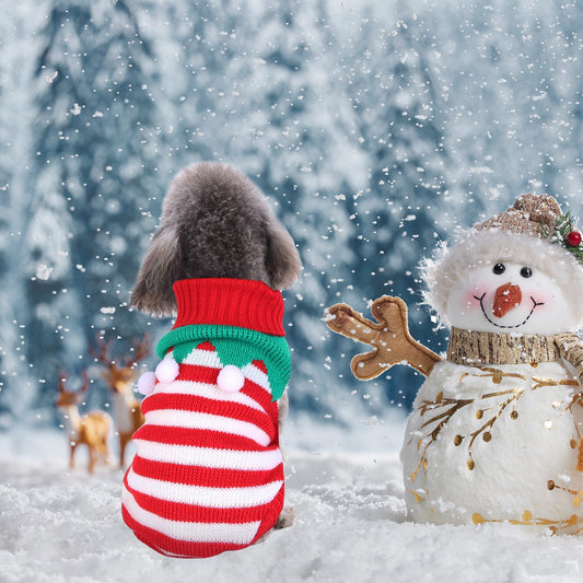 GBruno Pet Christmas Turtleneck Sweater