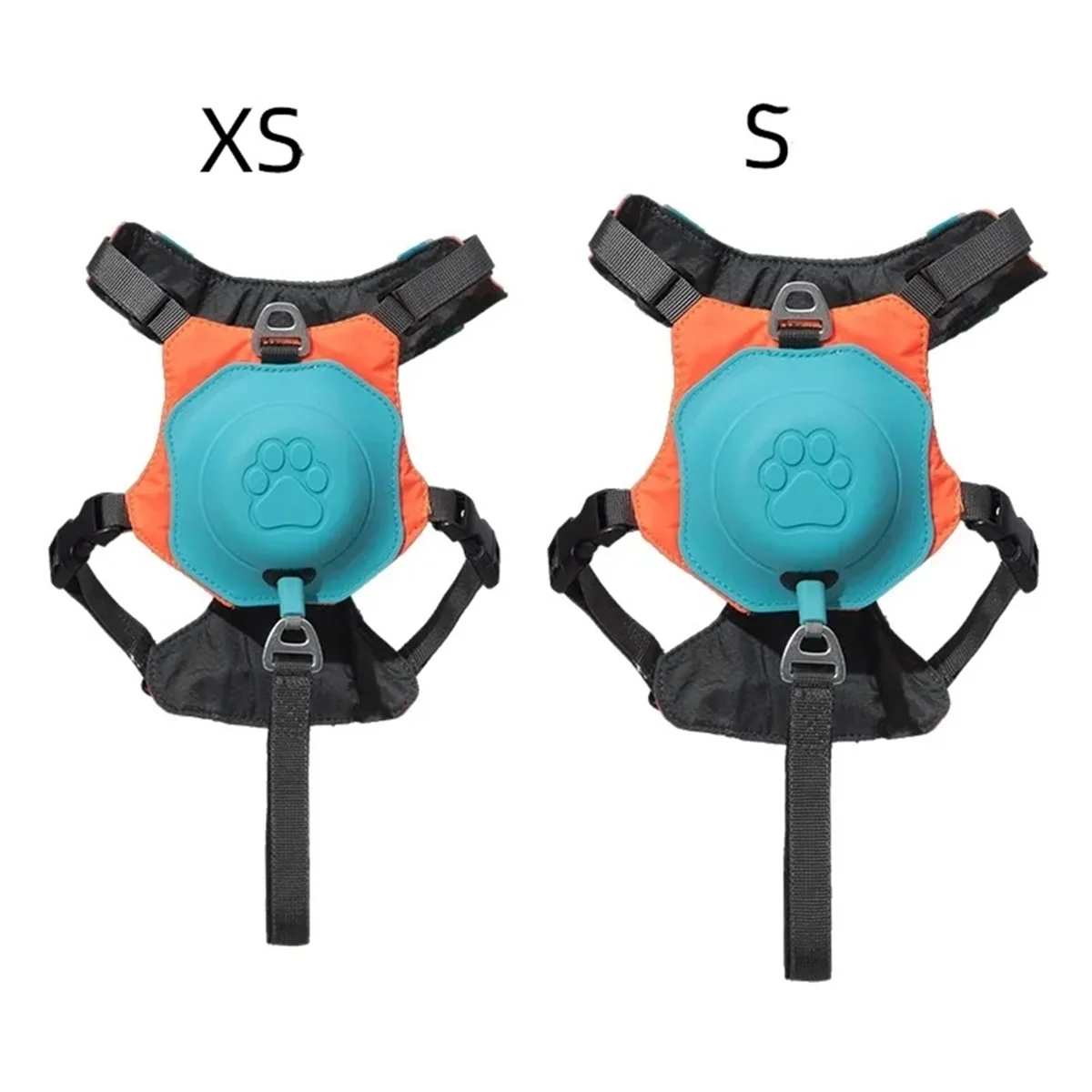 AA05 2-In-1 No Pull Dog Harness with Retractable Leash,Automatic Anti Burst Impact Function,Adjustable Breathable Dog Vest,XS