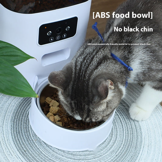 5L Smart WiFi Automatic Pet Feeder with Stainless Steel Bowl