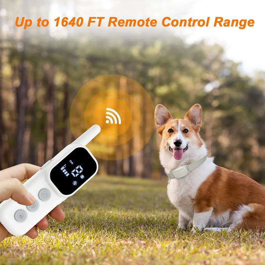Dog Training Collar with Remote - 3 Modes, Waterproof, Rechargeable for All Dog Sizes