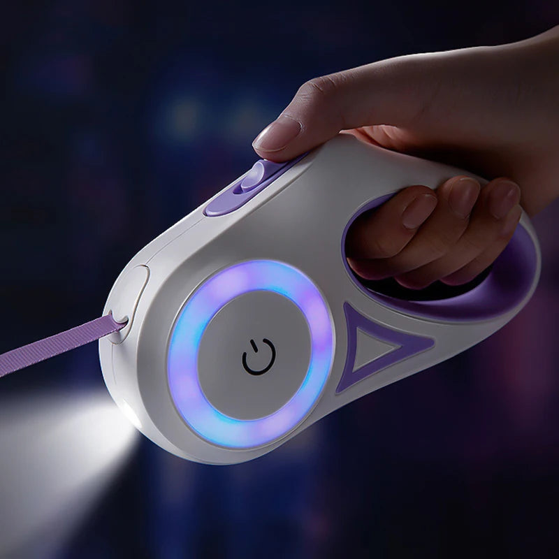🌟 Light the Way, Lead with Style: The Ultimate LED Retractable Leash