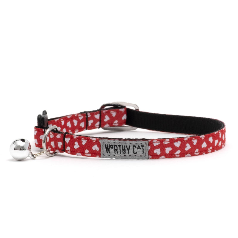 Be Mine Lots of Hearts Red Cat Collar (with Bell)