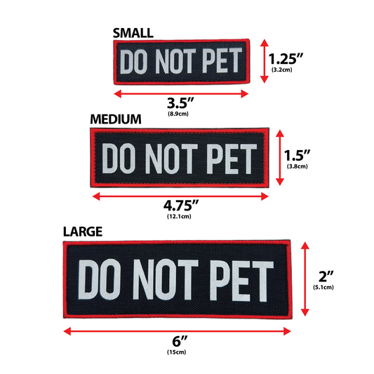 Do Not Pet Reflective Morale Patch
