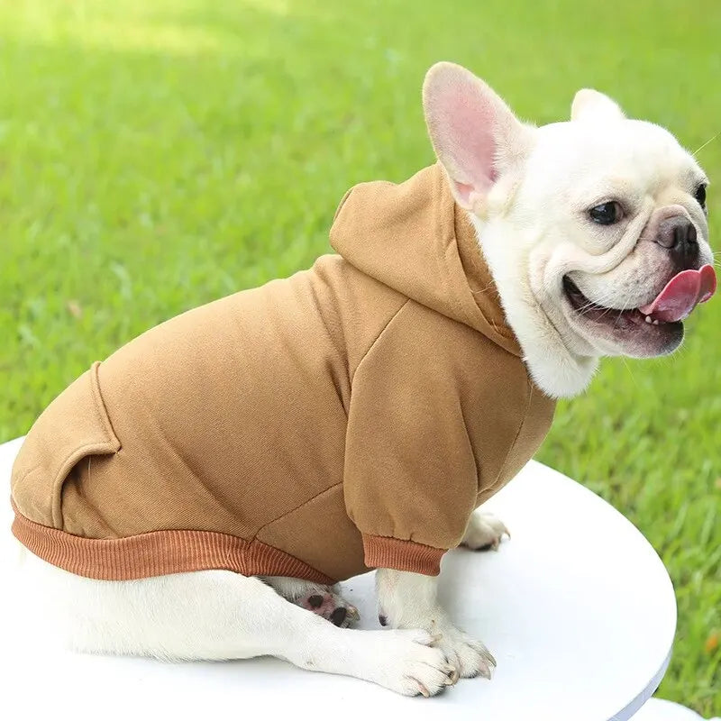 My Store Red Dog Hooded Sweater Cozy Pet Clothing - pet clothing - THRIXINE