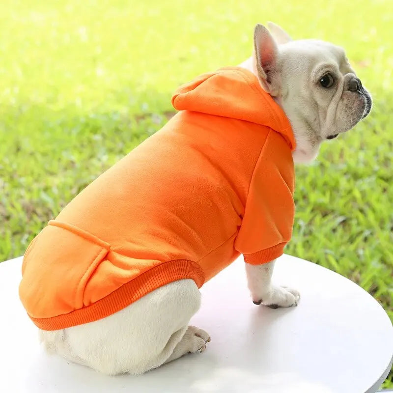 My Store Red Dog Hooded Sweater Cozy Pet Clothing - pet clothing - THRIXINE