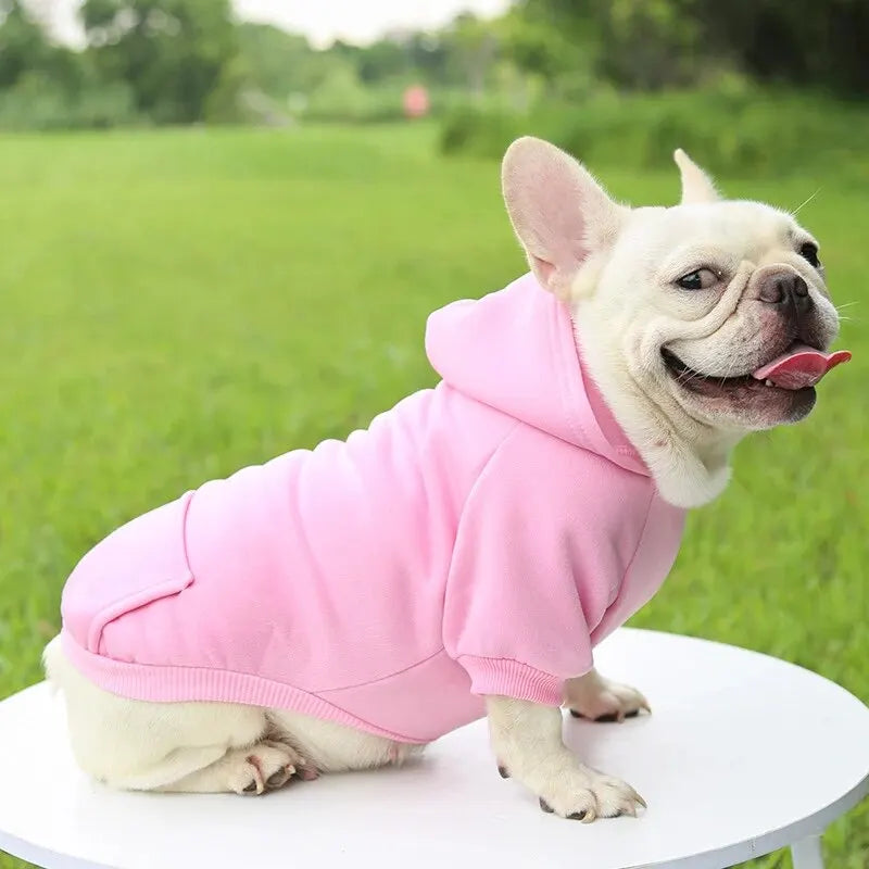 My Store Red Dog Hooded Sweater Cozy Pet Clothing - pet clothing - THRIXINE