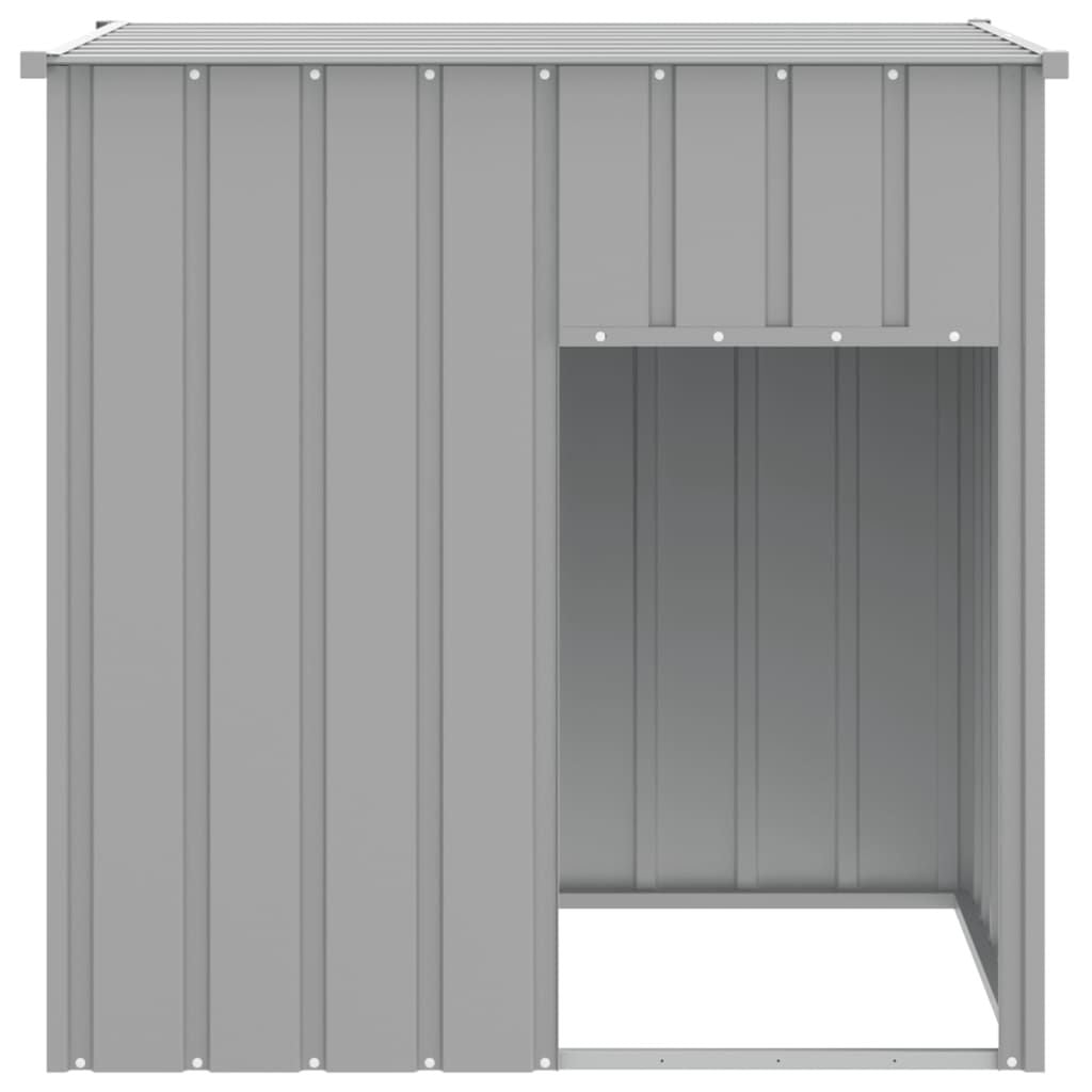 Purrfect Pet Kingdom Weatherproof Gray Dog House Purrfect Pet Kingdom