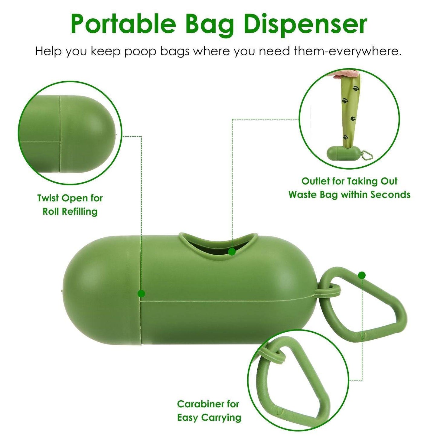 Purrfect Pet Kingdom Dog Poop Scooper Kit with Bags Purrfect Pet Kingdom