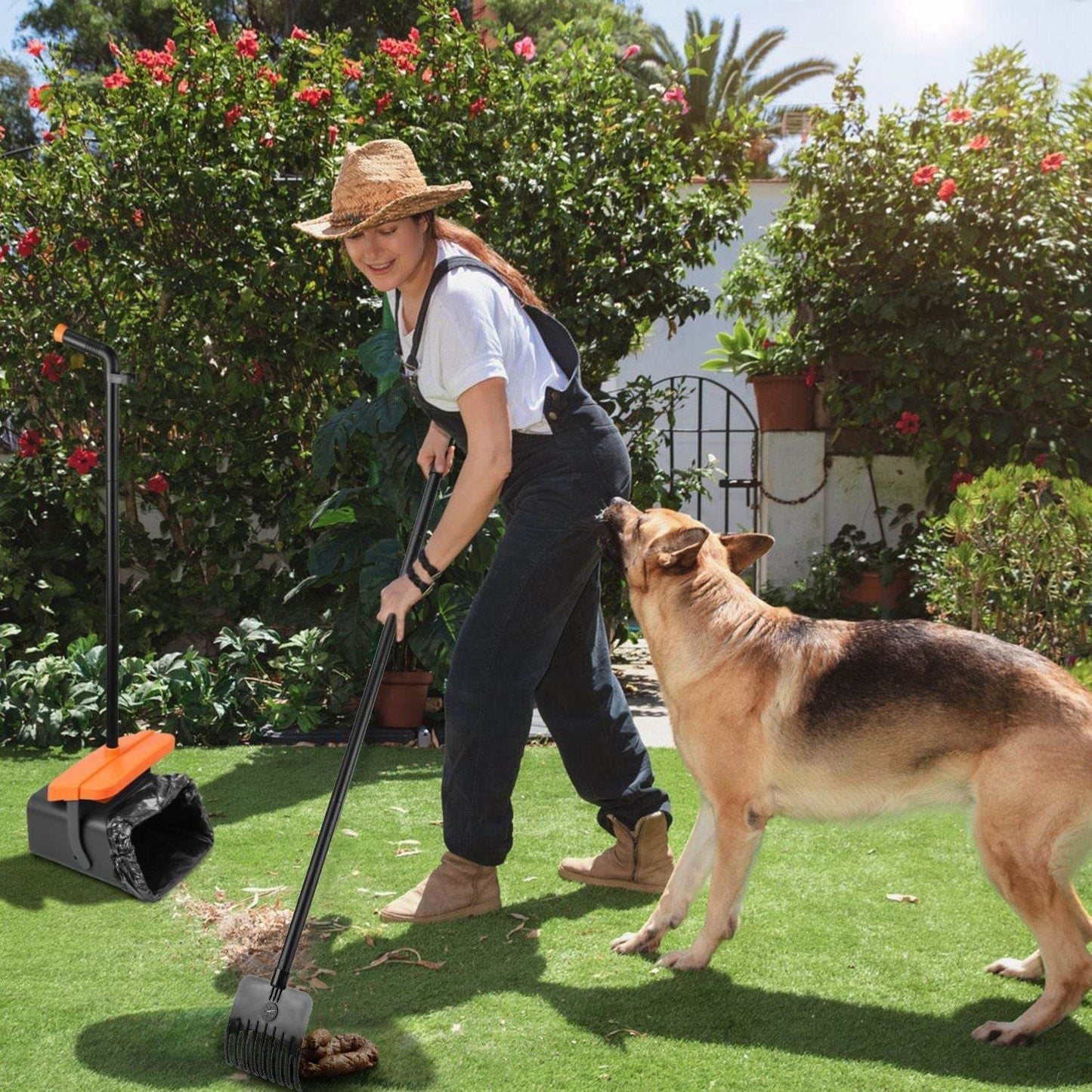 Purrfect Pet Kingdom Dog Poop Scooper Kit with Bags Purrfect Pet Kingdom