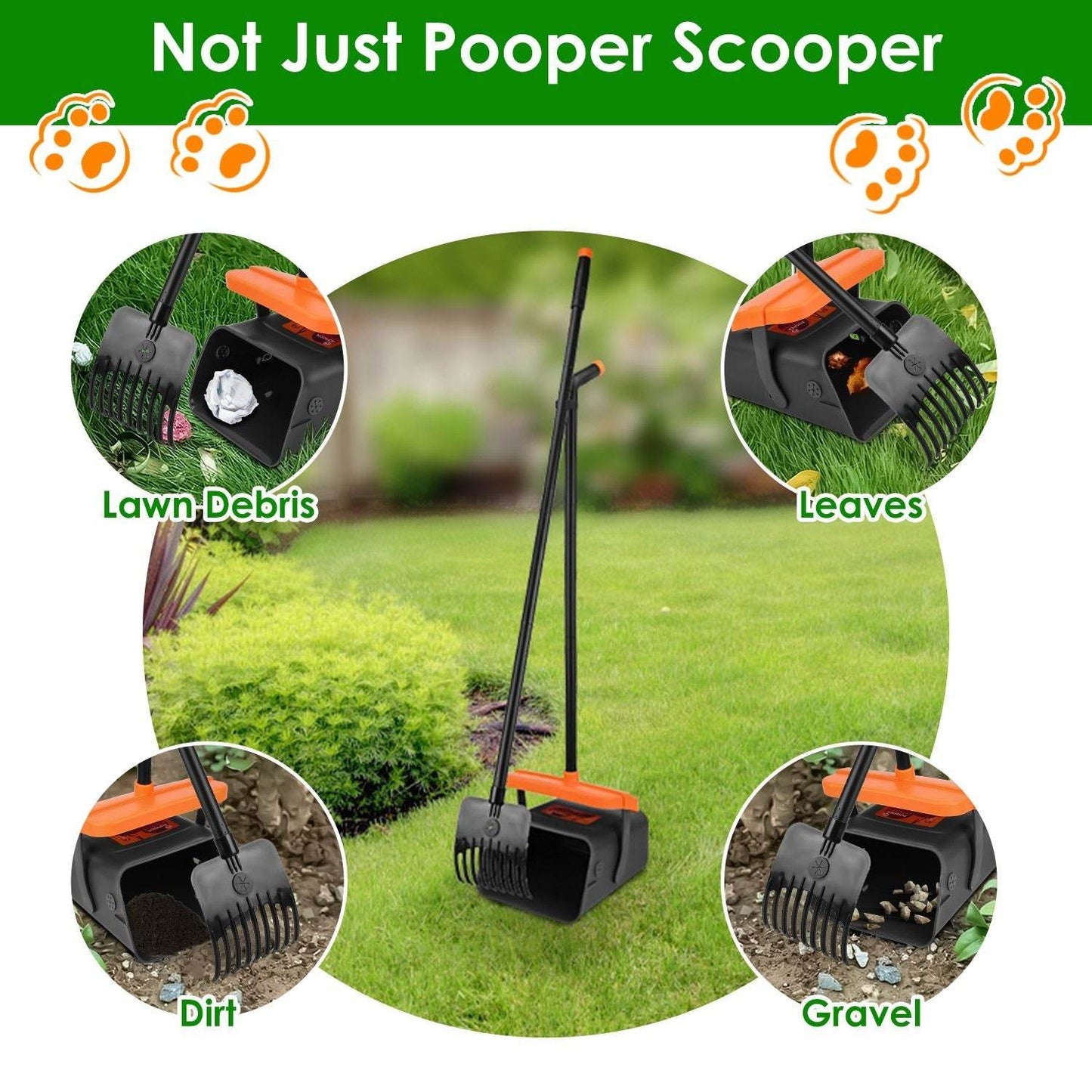 Purrfect Pet Kingdom Dog Poop Scooper Kit with Bags Purrfect Pet Kingdom