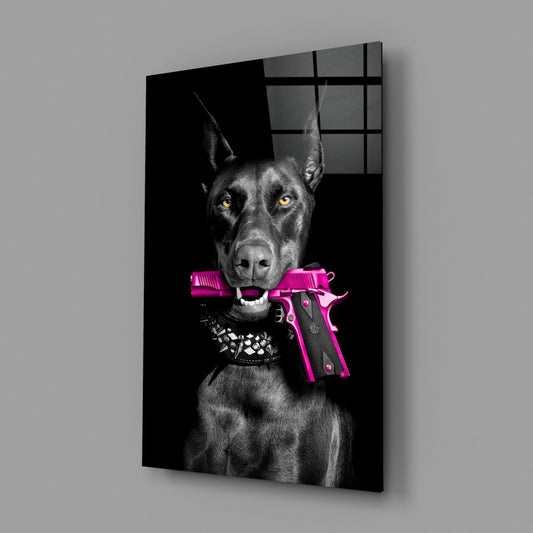 Gun Dog Glass Wall Art || Designer Collection