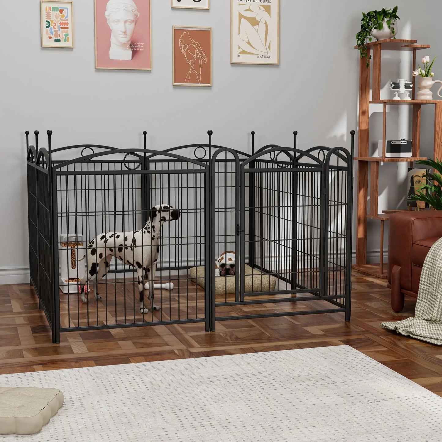 Purrfect Pet Kingdom Heavy Duty Dog Playpen - Durable & Spacious Purrfect Pet Kingdom