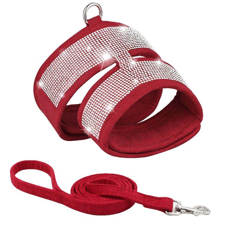Purrfect Pet Kingdom Luxury Pet Harness for Dogs - Adjustable No-Pull Purrfect Pet Kingdom