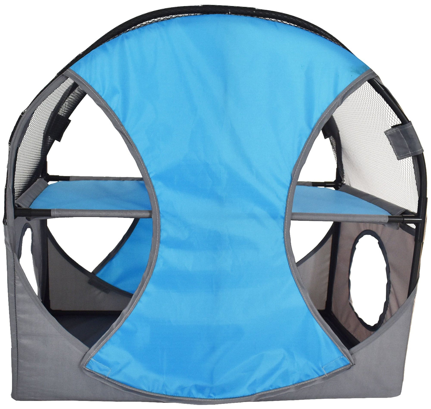 Purrfect Pet Kingdom Collapsible Cat House with Tunnel Purrfect Pet Kingdom