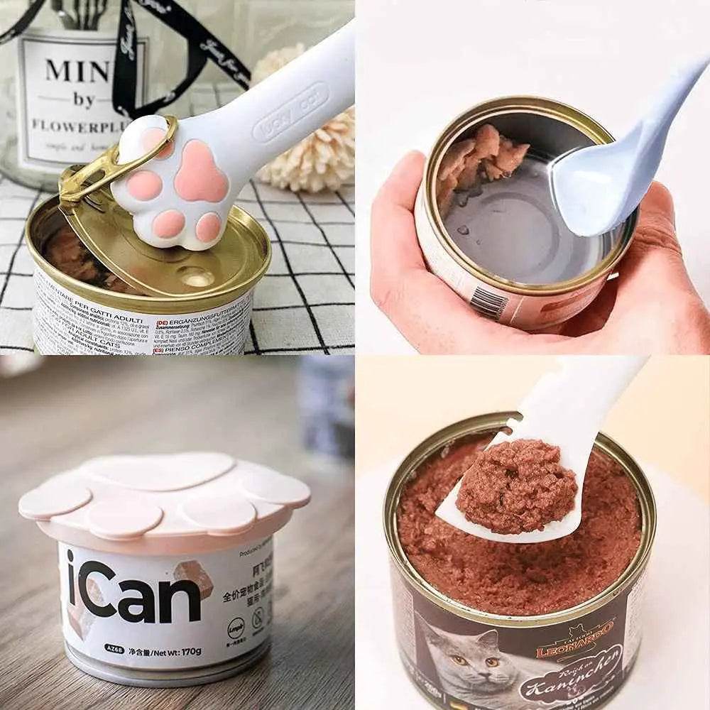 2-Piece Pet Food Can Spoon Set for Effortless Feeding and Freshness for Happy Pets! Purrfect Pet Kingdom