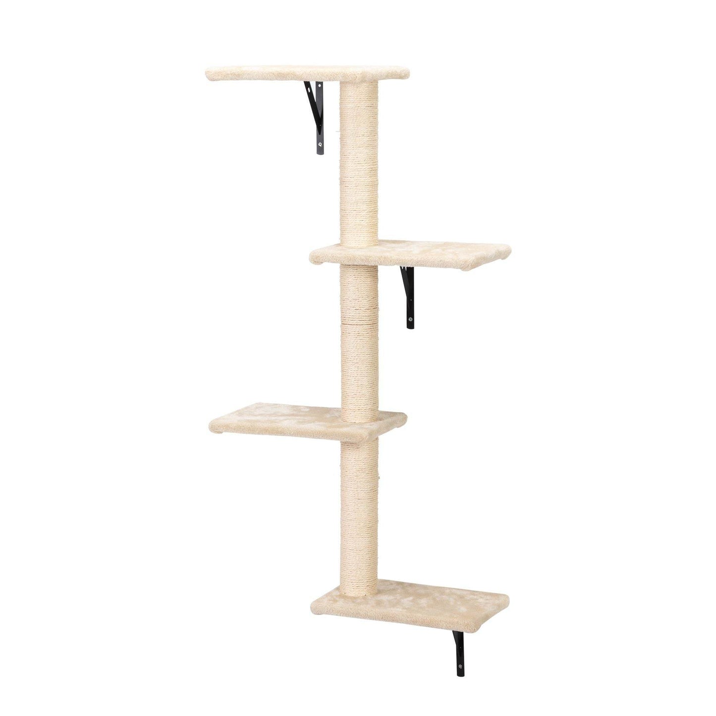 Purrfect Pet Kingdom Cat Wall Shelves Set β Elevated Perches & Scratching Posts Purrfect Pet Kingdom
