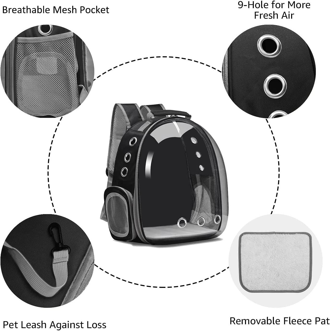 Purrfect Pet Kingdom Cat Astronaut Backpack for Travel - Purrfect Pet Kingdom
