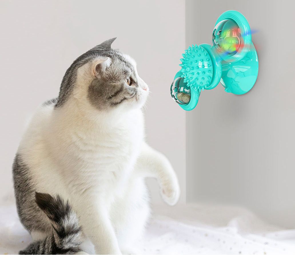 Purrfect Pet Kingdom Cat Enrichment Spinning Toy Purrfect Pet Kingdom