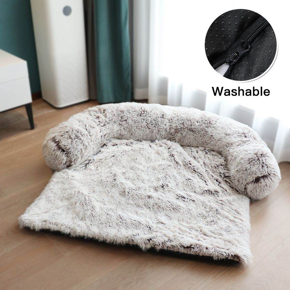 Purrfect Pet Kingdom Warm Dog and Cat Bed - Washable Noble Dog Bed XS Light Coffee Purrfect Pet Kingdom