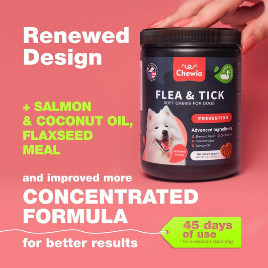 Dog Flea and Tick Treatment Chews FleaTick Prevention for