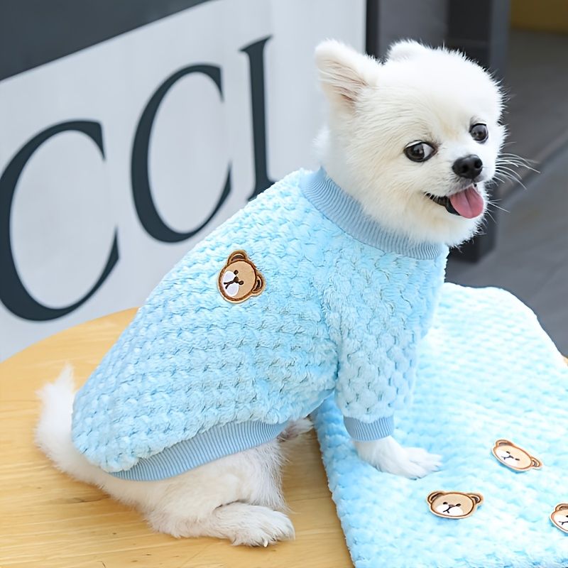 Winter Pet Clothes for Small Dogs; Cute Fleece Puppy Dress & Warm Cat Coat; Pet Apparel for Small & Medium Dogs Purrfect Pet Kingdom