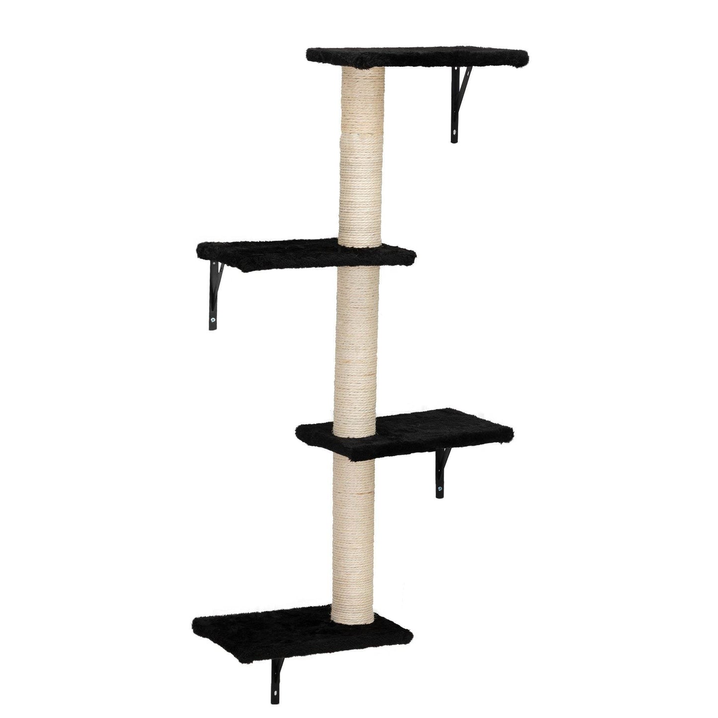 Purrfect Pet Kingdom Cat Wall Shelves Set β Elevated Perches & Scratching Posts Purrfect Pet Kingdom
