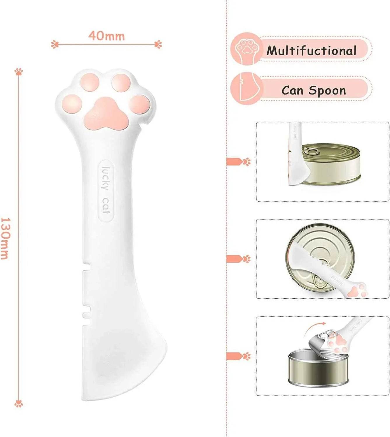 2-Piece Pet Food Can Spoon Set for Effortless Feeding and Freshness for Happy Pets! Purrfect Pet Kingdom