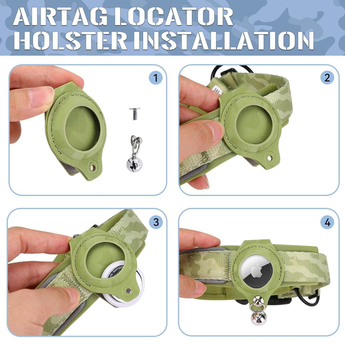 Purrfect Pet Kingdom Durable AirTag Case for Cats and Dogs Purrfect Pet Kingdom