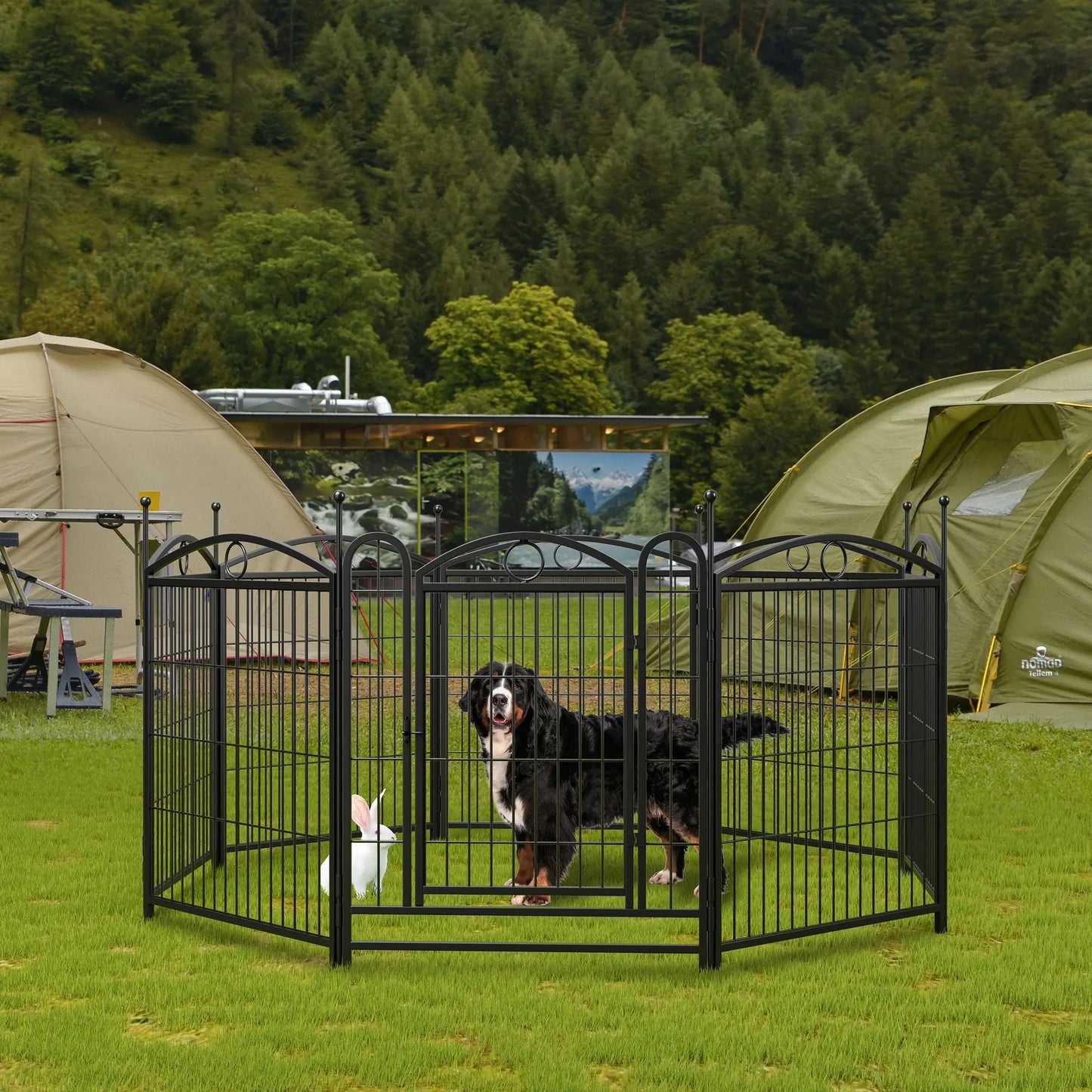 Purrfect Pet Kingdom Heavy Duty Dog Playpen - Durable & Spacious Purrfect Pet Kingdom