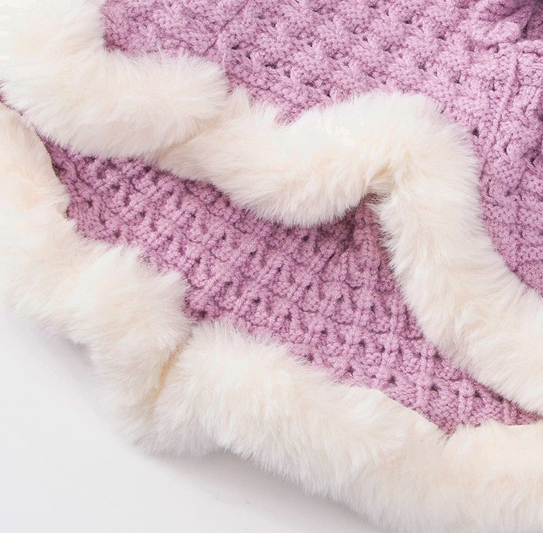 Warm Dog Sweater and Bow Skirt for Autumn and Winter - Thickened Dog Clothes Purrfect Pet Kingdom