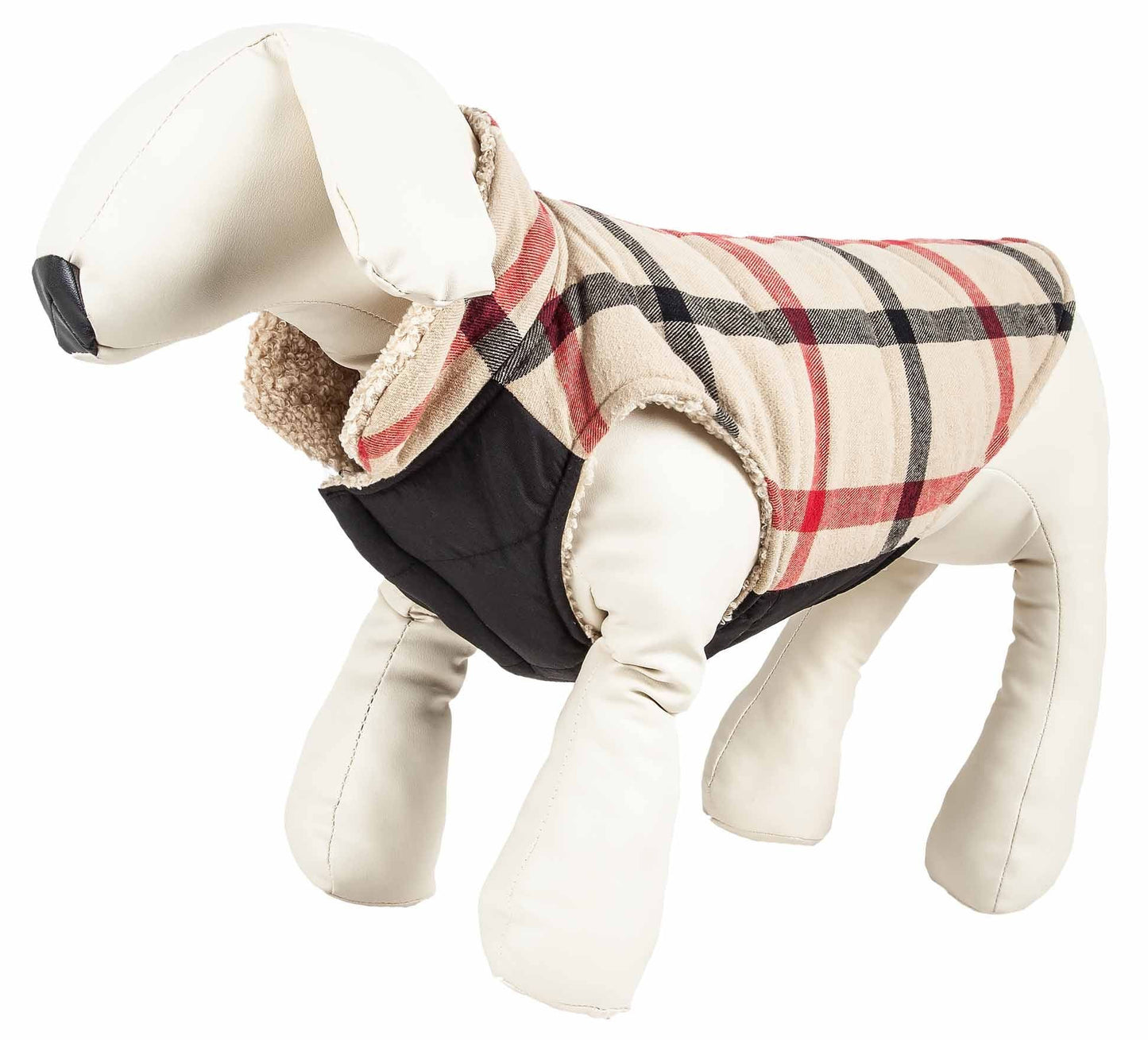 Purrfect Pet Kingdom Warm Winter Dog Jackets Plaid Coat Purrfect Pet Kingdom