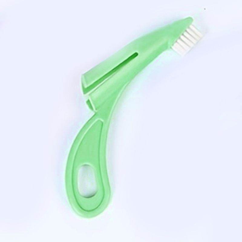 ToothTail™ – Dual-Head Toothbrush for Royal Smiles & Fresh Breath Cyan (14cm 5.51in) Purrfect Pet Kingdom