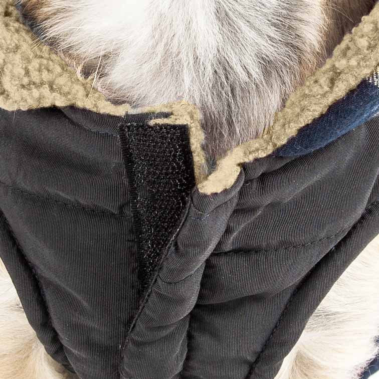 Purrfect Pet Kingdom Warm Winter Dog Jackets Plaid Coat Purrfect Pet Kingdom