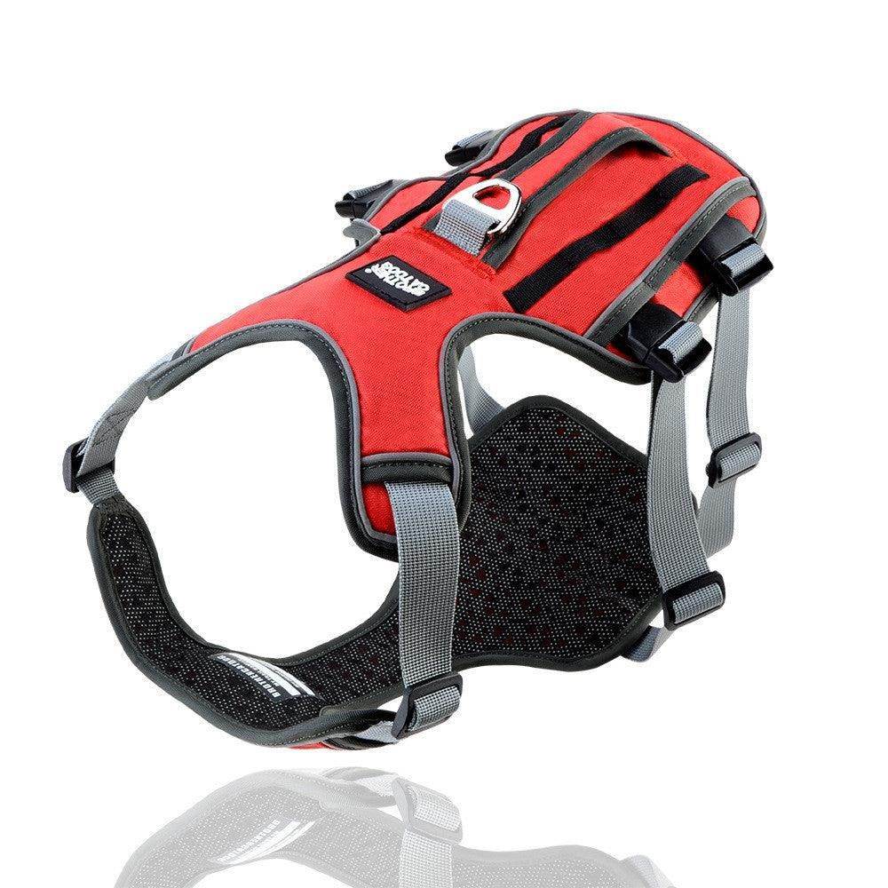 Purrfect Pet Kingdom Adjustable Reflective Harness for Pets M Red Purrfect Pet Kingdom