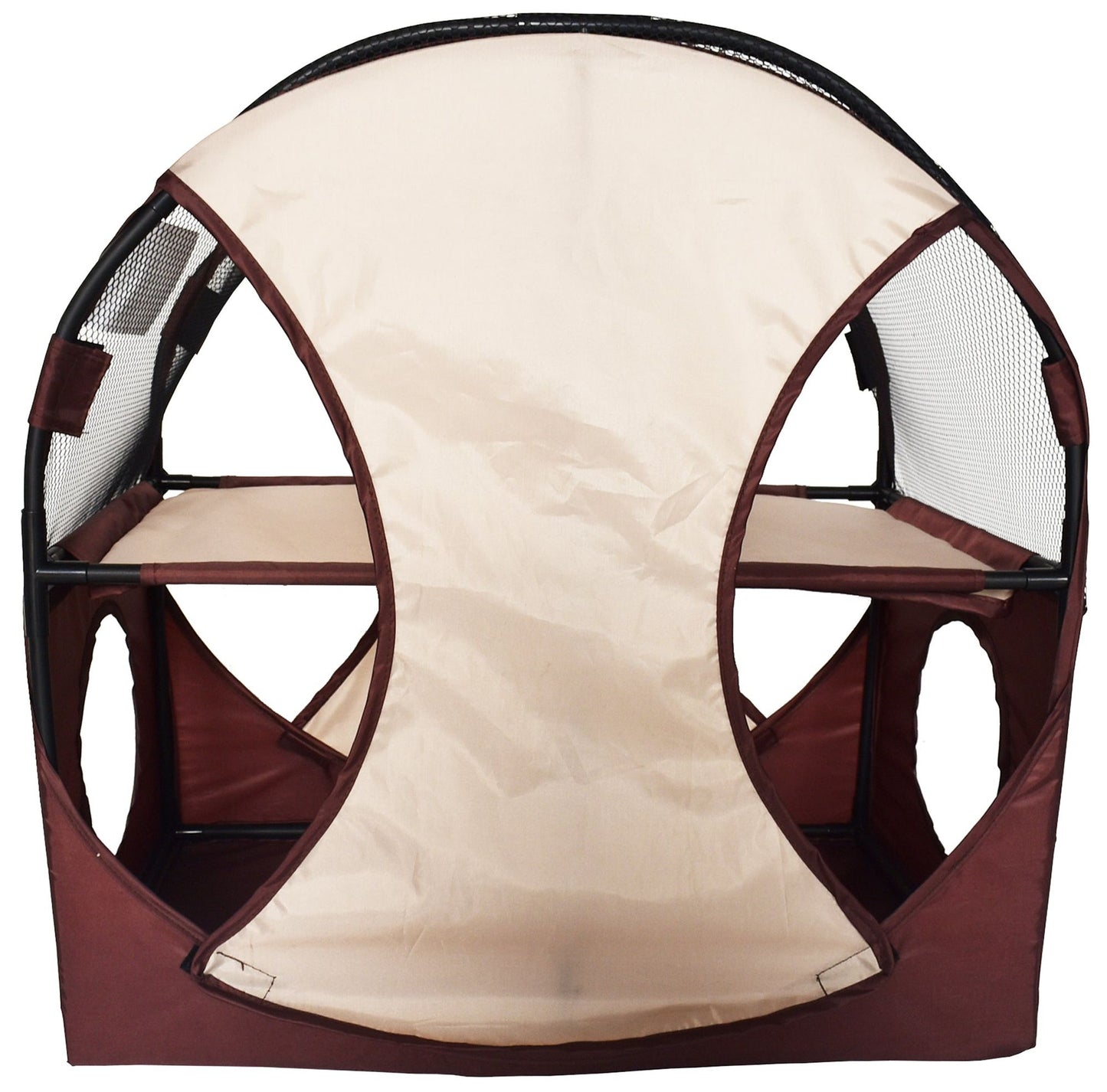 Purrfect Pet Kingdom Collapsible Cat House with Tunnel Purrfect Pet Kingdom