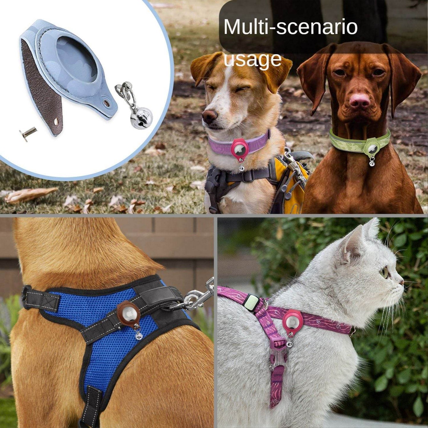 Purrfect Pet Kingdom Durable AirTag Case for Cats and Dogs Purrfect Pet Kingdom