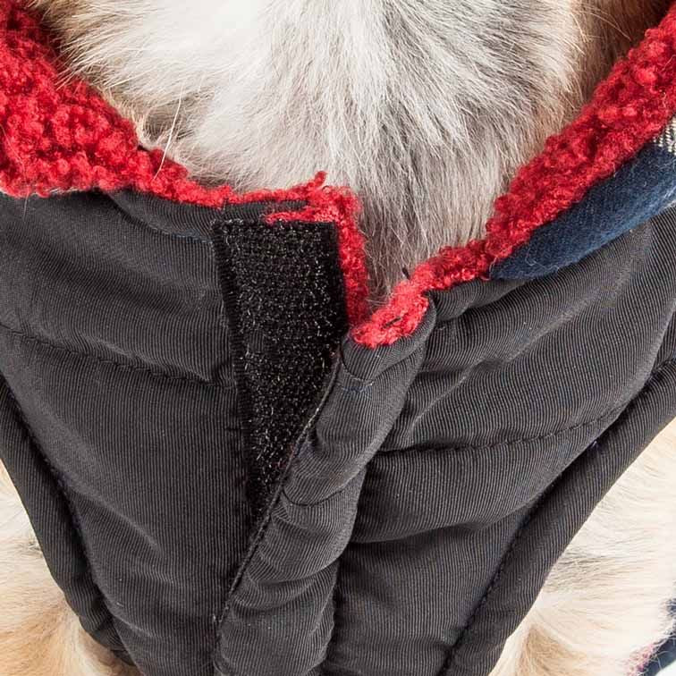 Purrfect Pet Kingdom Warm Winter Dog Jackets Plaid Coat Purrfect Pet Kingdom