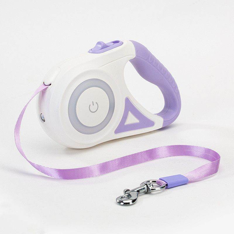 Purrfect Pet Kingdom Streamer LED Pet Leash - Safety Gear 3M Purple Purrfect Pet Kingdom