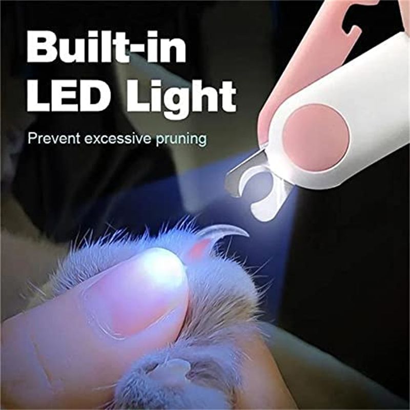 Pet Dog Cat Nail Clippers; Dog Nail Trimmers With LED Lights; Professional Beauty Care Tools - Clippers - Berry Charmz